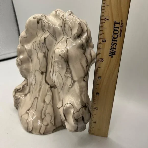 Handcrafted Homemade Hand Glazed Marble Horse Head Sculpture- Home Decor- Table - Picture 8 of 10